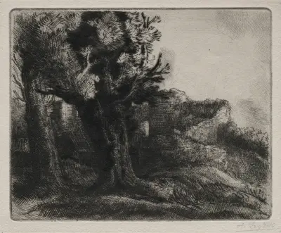 In the Ruins av Alphonse Legros