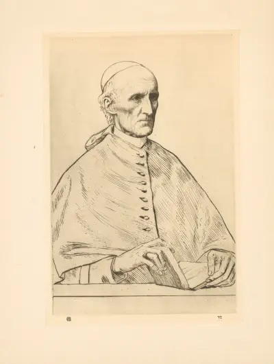 Le Cardinal Manning av Alphonse Legros