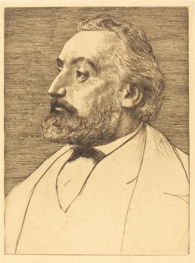 Leon Gambetta, 2nd plate av Alphonse Legros
