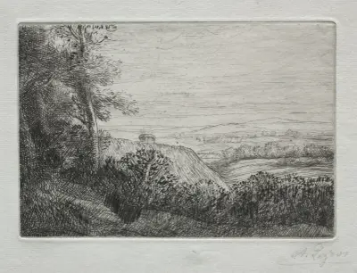 Les dernière Rayons de Soleil av Alphonse Legros