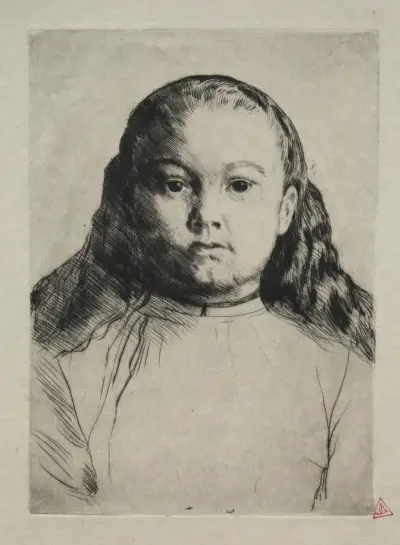 Little Marie av Alphonse Legros