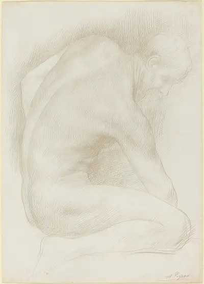 Old Man av Alphonse Legros