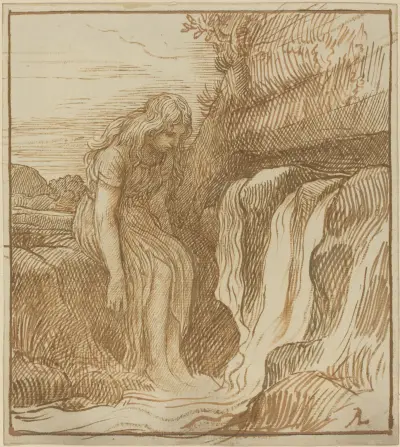 Peasant at the Source av Alphonse Legros