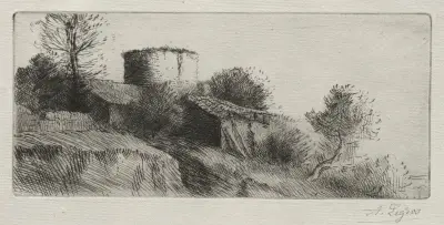 Duvtornet av Alphonse Legros