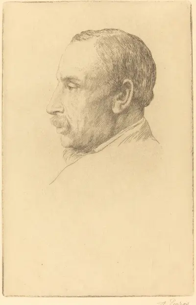 Professor W. Cawthorne Unwin av Alphonse Legros