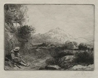 Rest of the Traveler av Alphonse Legros