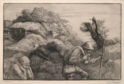 Return from the Woods (Le Retour du Bois) av Alphonse Legros