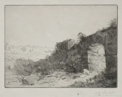 Roman Ruins av Alphonse Legros