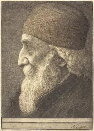 Self-Portrait, 13th plate av Alphonse Legros
