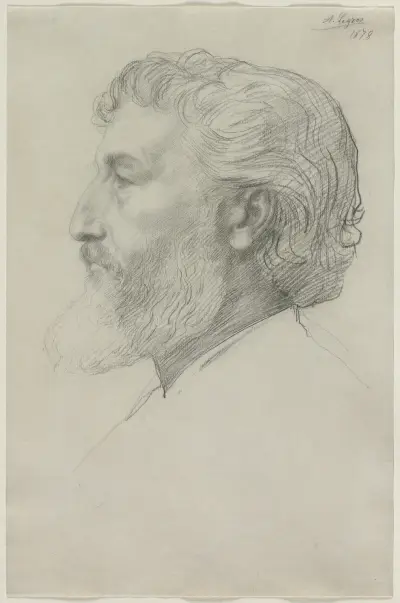 Sir Frederick Leighton av Alphonse Legros