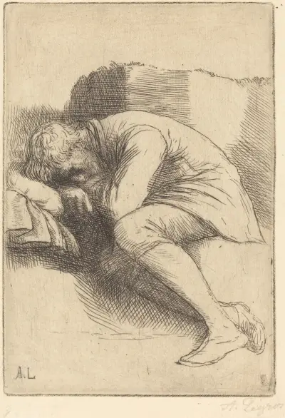 Sleeper (Un dormeur) av Alphonse Legros
