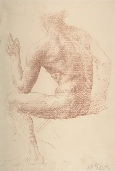 Study of a Figure av Alphonse Legros