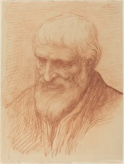 Study of a Philosopher av Alphonse Legros