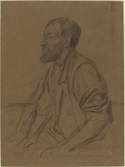 Study of a Workman av Alphonse Legros
