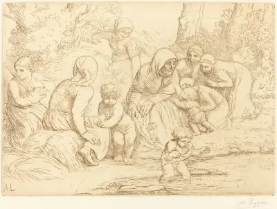 Summer (L’ete) av Alphonse Legros