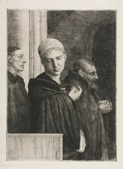 The Baptism av Alphonse Legros