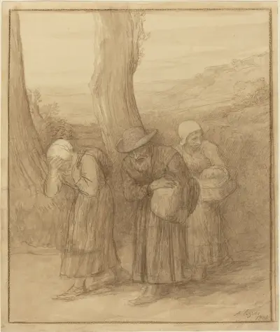 The Departure av Alphonse Legros