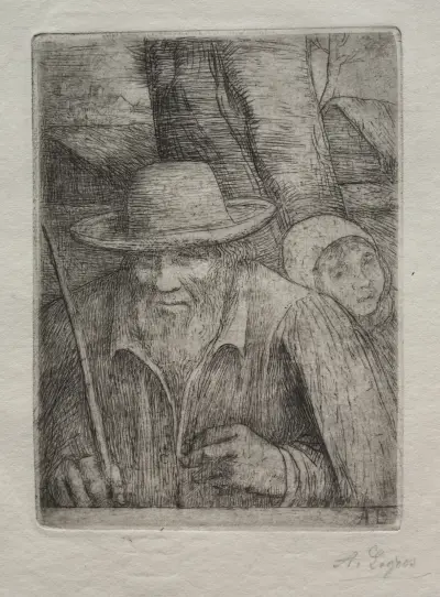The Farmer av Alphonse Legros