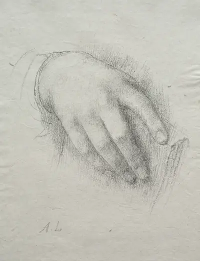 Nora E. Legros hand av Alphonse Legros