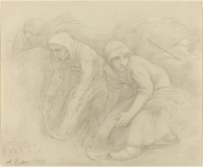 Skördefolket av Alphonse Legros