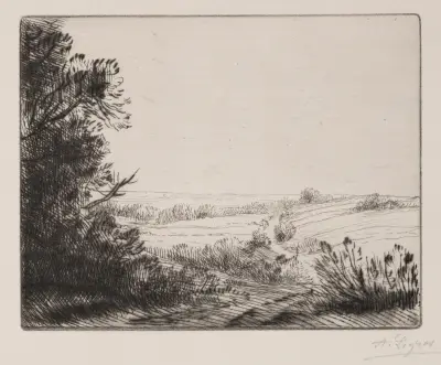 The Road to Horville av Alphonse Legros