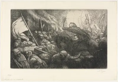 The Triumph of Death; The Proclamation av Alphonse Legros