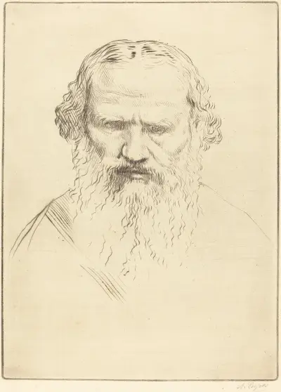 Tolstoy av Alphonse Legros