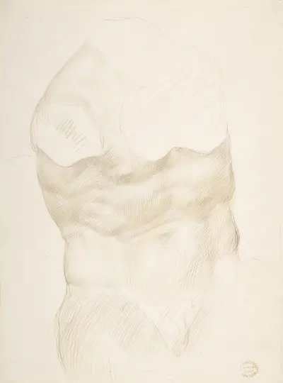 Torso of the Belvedere av Alphonse Legros