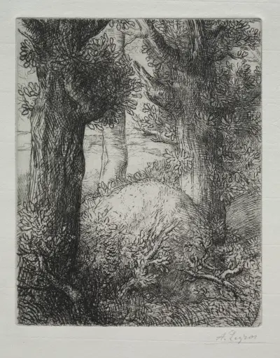 Gallisk gravhög av Alphonse Legros