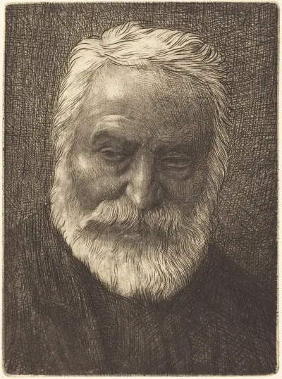 Victor Hugo, 2nd plate av Alphonse Legros