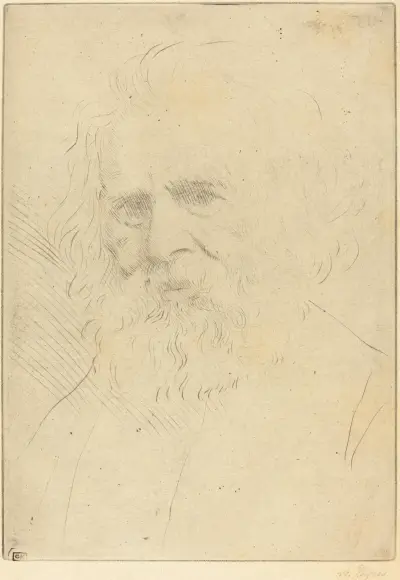 W.H. Longfellow, 1st plate av Alphonse Legros