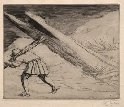 Winter av Alphonse Legros