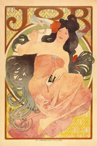 Job, 1897 av Alphonse Mucha
