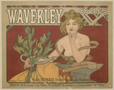 Waverley Cycles av Alphonse Mucha