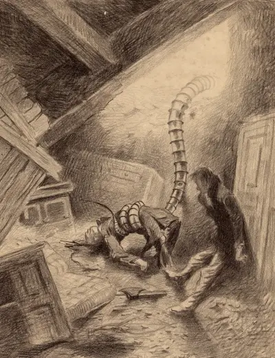Handler Grabbing Human av Henrique Alvim Corrêa