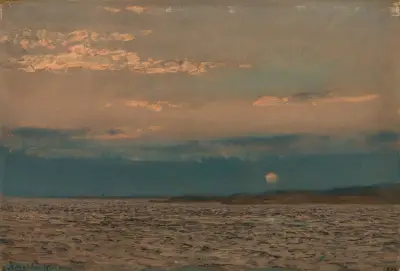 Aften, Hvaler av Amaldus Nielsen