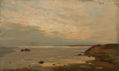 Aften ved Hvaler av Amaldus Nielsen