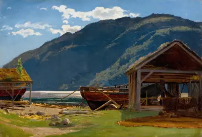 Fra Eide, Hardanger av Amaldus Nielsen