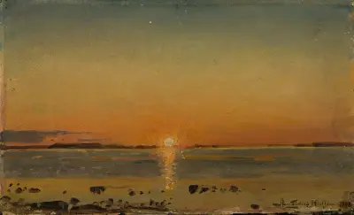 Fra Eidem, Aafjord av Amaldus Nielsen