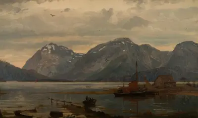 Von den Englafjellen, Hardanger von Amaldus Nielsen