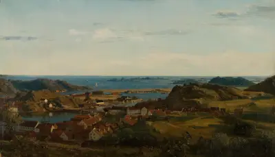 Fra Gjertsbjerg, Mandal av Amaldus Nielsen