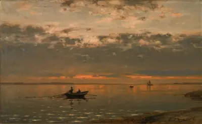 Fra Kristianiafjorden av Amaldus Nielsen