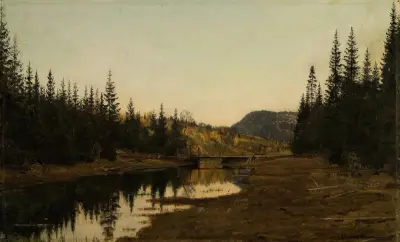 Fra Oklungen, Porsgrund av Amaldus Nielsen