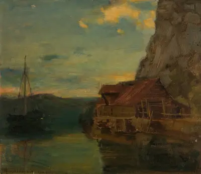 Fra Solsvik, Bergen av Amaldus Nielsen