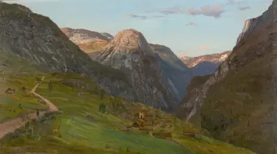 Fra Stalheim av Amaldus Nielsen