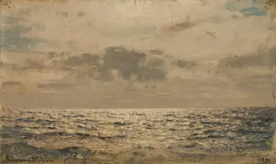 Mellom byger av Amaldus Nielsen