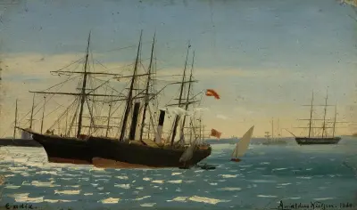 På reden, Cadix av Amaldus Nielsen
