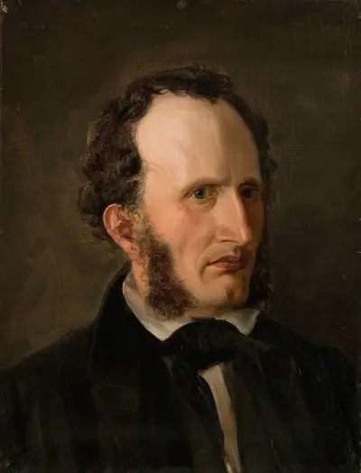 Porträtt av konstnärens bror Harald av Amaldus Nielsen