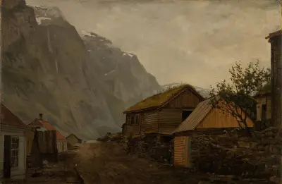 Regnstemning, Gudvangen av Amaldus Nielsen