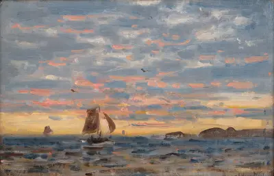 Skisse av Amaldus Nielsen